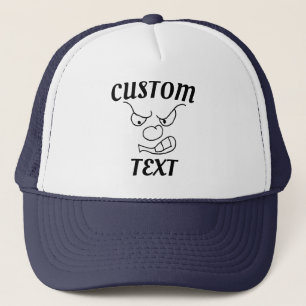 Aangepaste Angry Face Sarcasme gepersonaliseerde o Trucker Pet