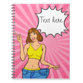 Aangepaste anime cartoon notitieboek (Voorkant)