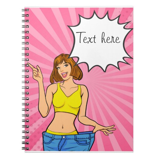 Aangepaste anime cartoon notitieboek (Voorkant)