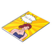 Aangepaste anime cartoon notitieboek (Linkerzijde)