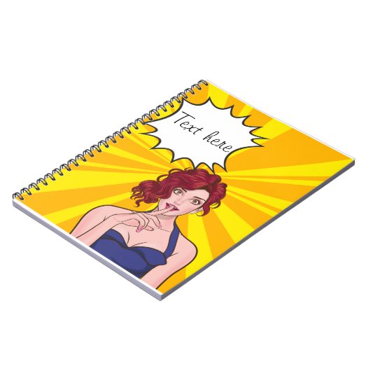 Aangepaste anime cartoon notitieboek (Linkerzijde)