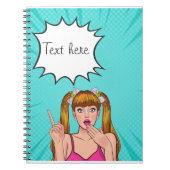 Aangepaste anime cartoon notitieboek (Voorkant)