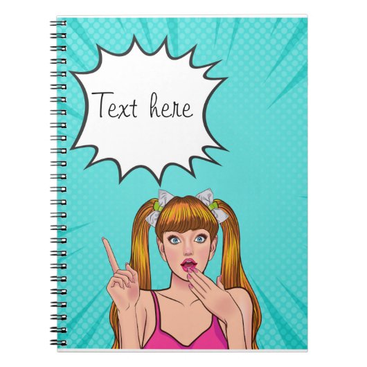 Aangepaste anime cartoon notitieboek (Voorkant)