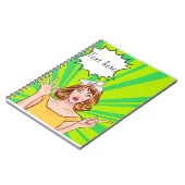 Aangepaste anime cartoon notitieboek (Linkerzijde)