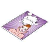 aangepaste anime-cartoonnotitieboek notitieboek (Linkerzijde)