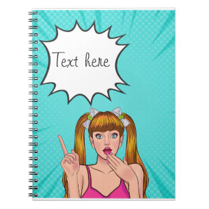 aangepaste anime-cartoonnotitieboek notitieboek