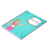aangepaste anime-cartoonnotitieboek  notitieboek (Linkerzijde)