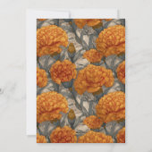 Aangepaste Anjer Thema Lente Verjaardag Kaart (Achterkant)