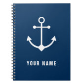 Aangepaste anker notitieboek (Voorkant)