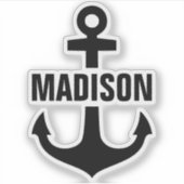 Aangepaste ankernaam Sticker (Voorkant)