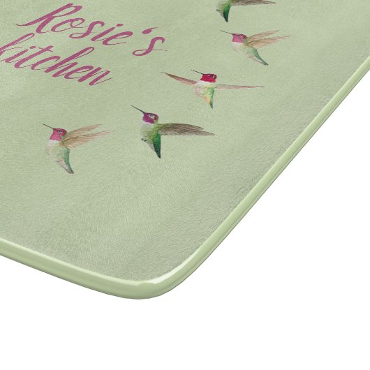 Aangepaste Anna's Hummingvogels  Snijplank (Hoek)