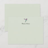 Aangepaste Anna's kolibrie  Notitiekaartje (Voorkant / Achterkant)