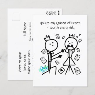 Aangepaste ansichtkaart van House of Cards Briefkaart