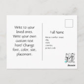 Aangepaste ansichtkaart van House of Cards Briefkaart (Achterkant)