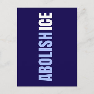 Aangepaste anti-afschaffing ICE-politieke ansichtk Briefkaart