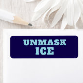 Aangepaste anti-ICE protestborden Etiket (Insitu)