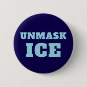 Aangepaste anti-ICE protestborden Ronde Button 5,7 Cm (Voorkant)
