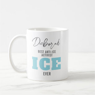 Aangepaste Anti-ICE-protestkoffie Koffiemok
