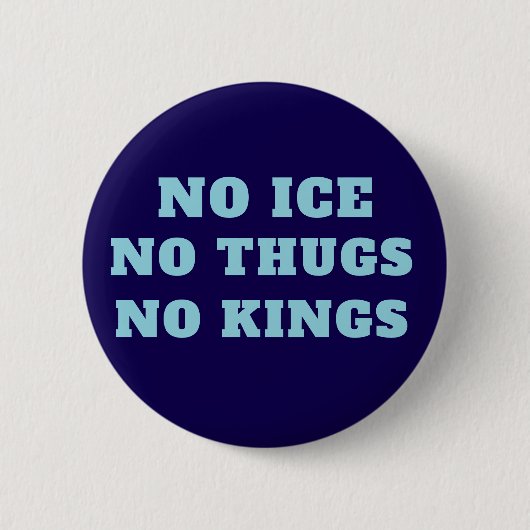 Aangepaste anti-ICE-protestterreinborden Ronde Button 5,7 Cm (Voorkant)