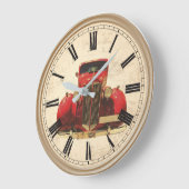 Aangepaste antiek autoklok grote klok (Hoek)