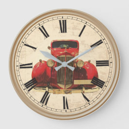 Aangepaste antiek autoklok grote klok