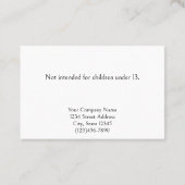 Aangepaste Antiek Kaarten voor juwelenweergave Afsprakenkaartje (Achterkant)