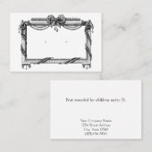 Aangepaste Antiek Kaarten voor juwelenweergave Afsprakenkaartje (Voorkant / Achterkant)