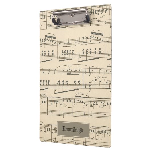 Aangepaste Antiek muziek Klembord (Links)