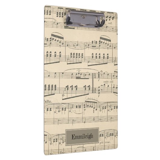 Aangepaste  Antiek muziek Klembord (Rechts)