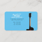 Aangepaste Antiek  muziekinstrumenten Winkelen Visitekaartje (Achterkant)