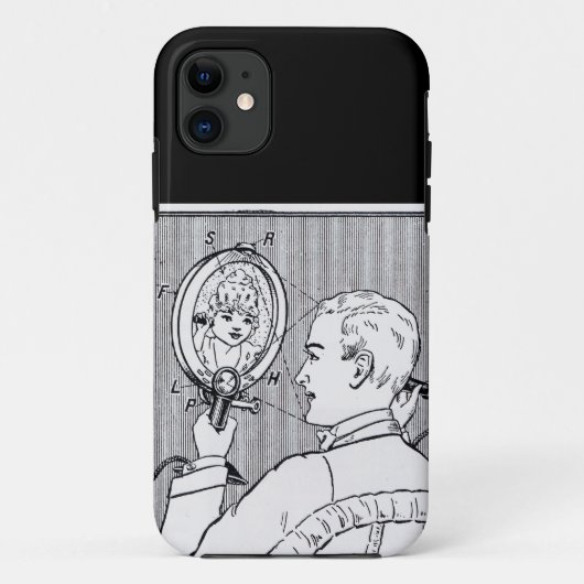 Aangepaste antiek videofoon iPhone / iPad case (Achterkant)