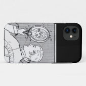 Aangepaste antiek videofoon iPhone / iPad case (Achterkant (horizontaal))