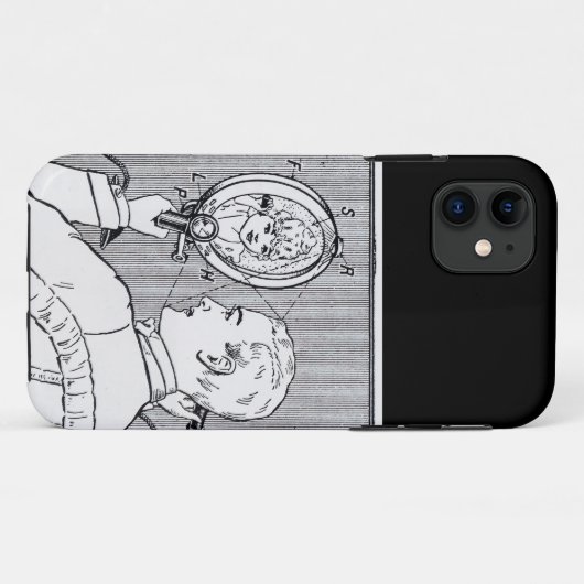 Aangepaste antiek videofoon iPhone / iPad case (Achterkant (horizontaal))