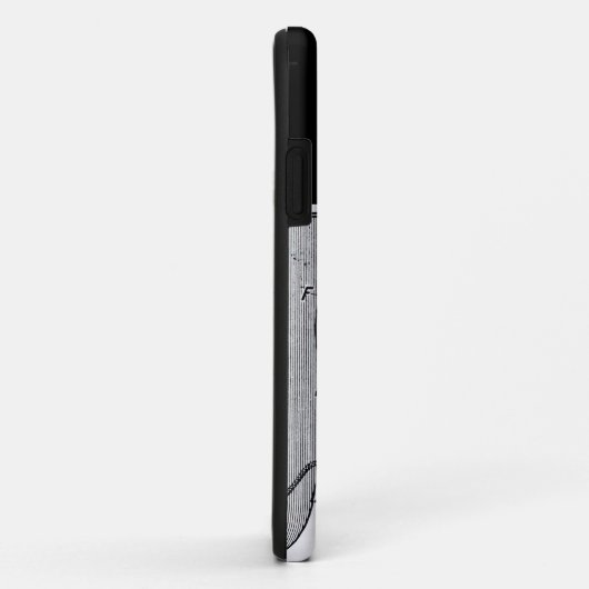 Aangepaste antiek videofoon iPhone / iPad case (Achterkant/rechts)