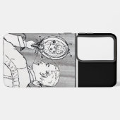 Aangepaste antiek videofoon Telefoon Case Samsung Galaxy Hoesje (Linkerkant)