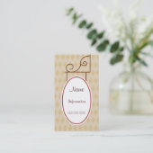 Aangepaste Antiek Visitekaartjes (Staand voorkant)