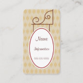 Aangepaste  Antiek Visitekaartjes (Voorkant)