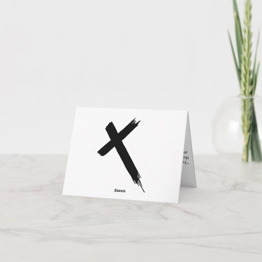 Aangepaste Anything Card Bedankkaart (Achterkant)