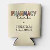 Aangepaste apotheek tech retro apotheek technicus blikjeskoeler (Voorkant)