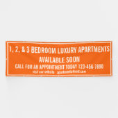 Aangepaste appartementen te huur multi gekleurd gr spandoek (Horizontaal)
