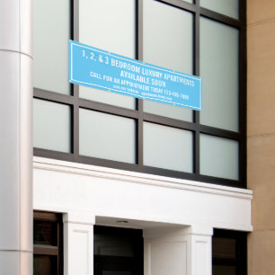 Aangepaste appartementen te huur multi gekleurd me spandoek