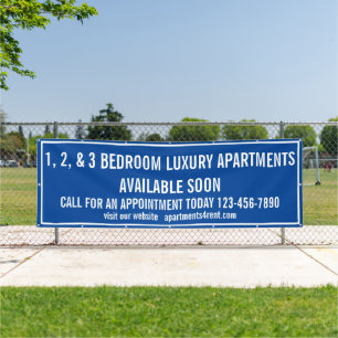 Aangepaste appartementen te huur Multi Kleur Grote Spandoek