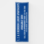 Aangepaste appartementen te huur Multi Kleur Grote Spandoek (Verticaal)
