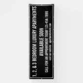 Aangepaste appartementen te huur Multi Kleur Grote Spandoek (Verticaal)