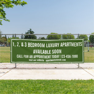 Aangepaste appartementen te huur Multi Kleur Grote Spandoek