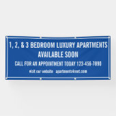Aangepaste appartementen te huur Multi Kleur Klein Spandoek (Horizontaal)