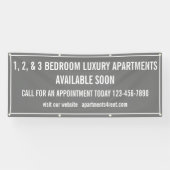 Aangepaste appartementen te huur Multi Kleur Klein Spandoek (Horizontaal)