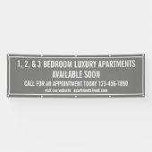 Aangepaste appartementen te huur Multi Kleur Mediu Spandoek (Horizontaal)