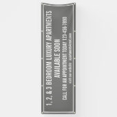 Aangepaste appartementen te huur Multi Kleur Mediu Spandoek (Verticaal)