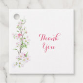 Aangepaste Apple Blossom Bruid Bruiloft Bedankt Bedankjes Labels (Voorkant)